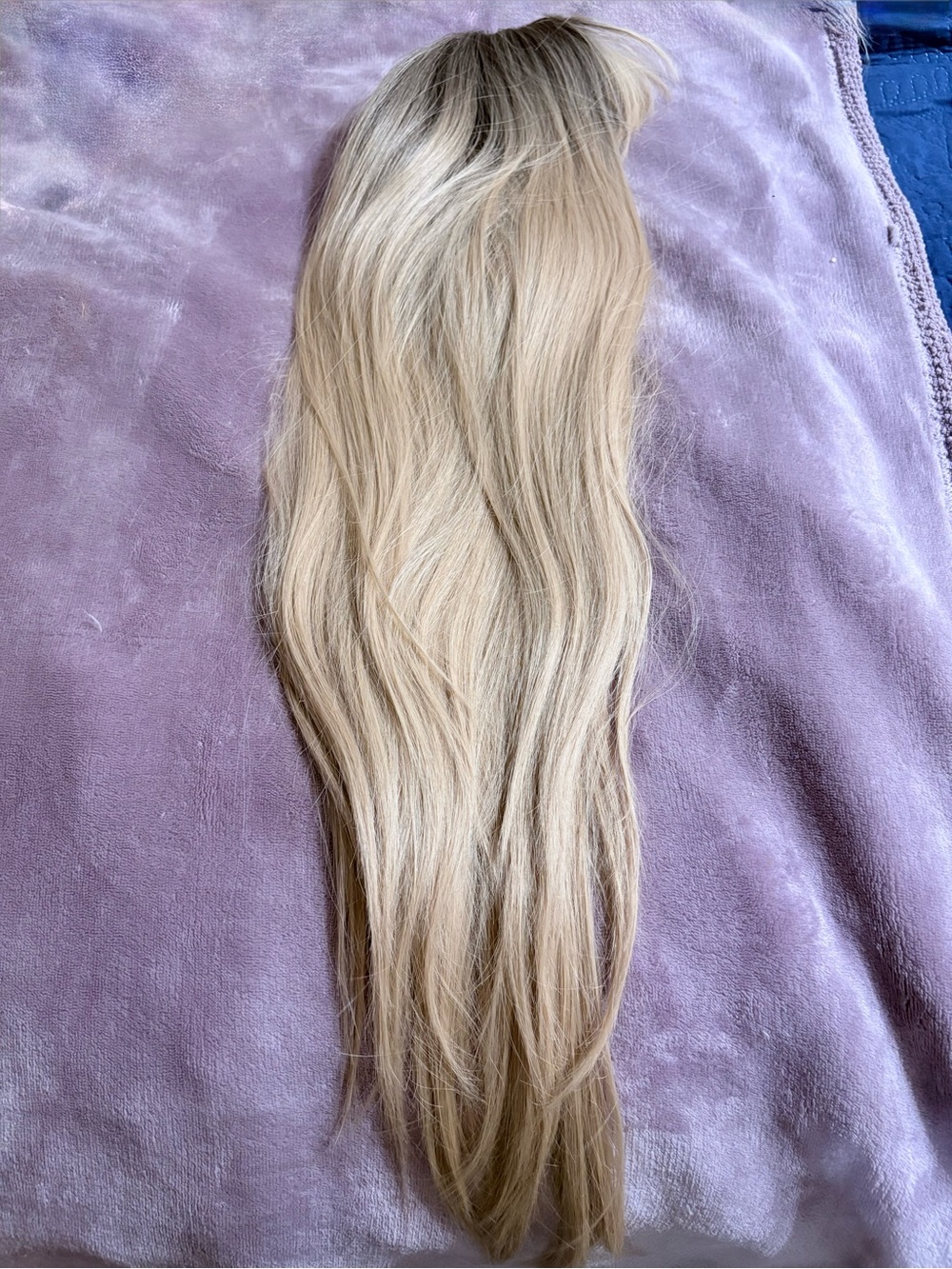 Long Rooted Blonde Wig w/ Bangs – Natural Blonde – Basic Cap